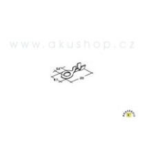 Kabelové oko 5,2mm drát 0,8-4mm