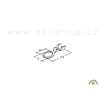 Kabelové oko 10,2mm drát 4-6mm