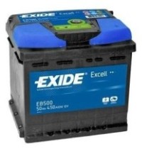 Autobaterie Exide Excell 12V/50Ah P,L