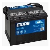 Autobaterie Exide Excell 12V/60Ah