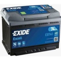 Autobaterie Exide Excell 12V/74Ah P,L