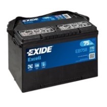 Autobaterie Exide Excell 12V/75Ah