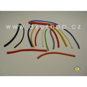 Kabel CYA 1,5 mm bílý 1 metr