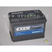 Autobaterie Exide Premium 12V/77Ah